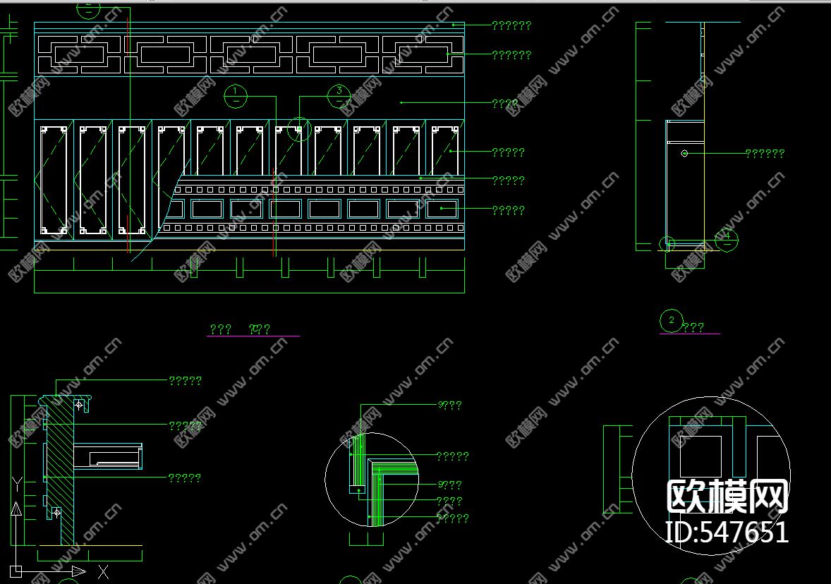 酒店中餐厅装修施工图下载（渲染图3）