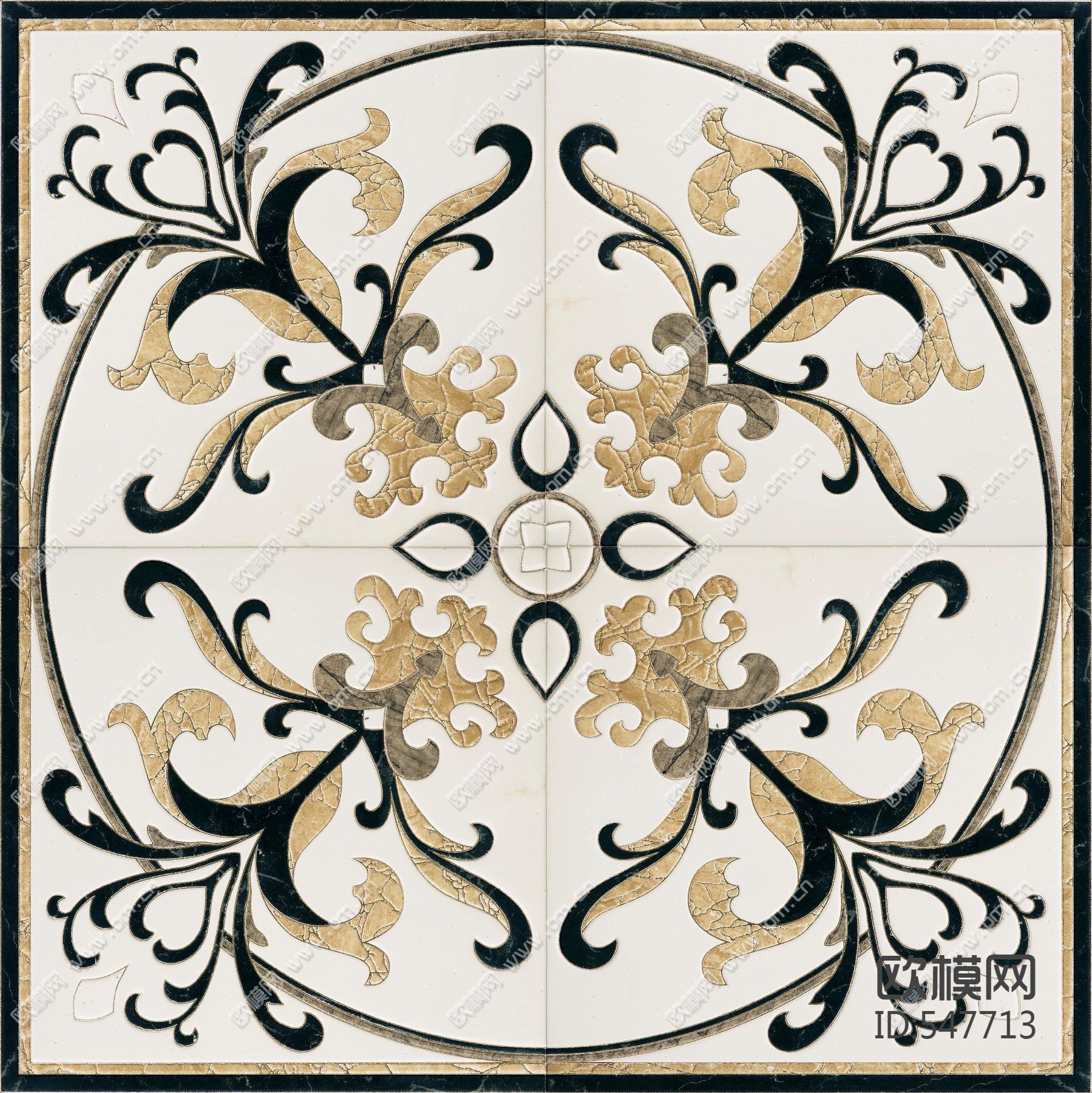 石材拼花下载（渲染图1）