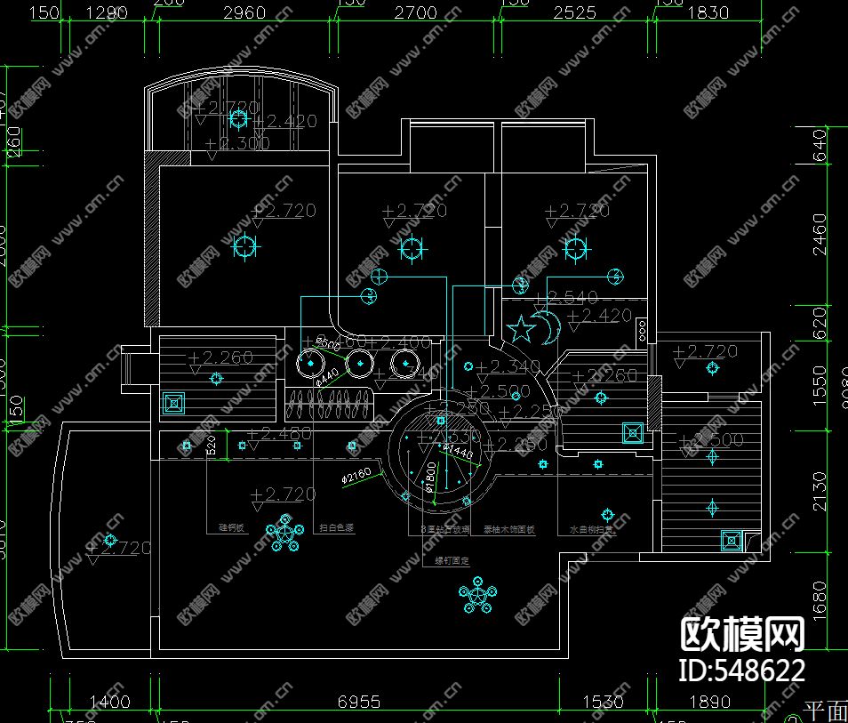 家装施工图下载（渲染图4）