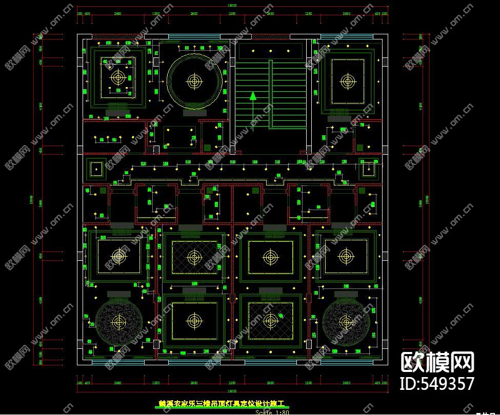 酒店全套CAD施工图下载（渲染图3）