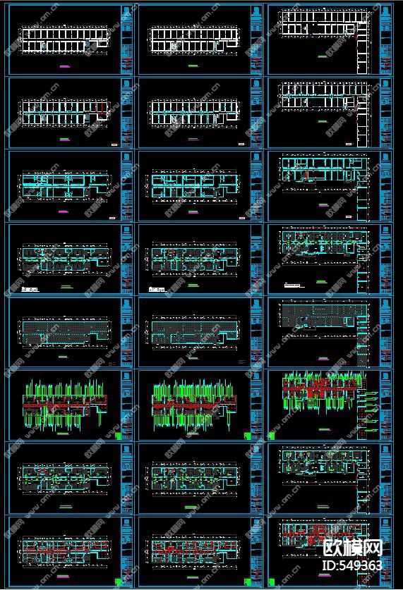 量贩式KTV 平立面全套施工图下载（渲染图2）