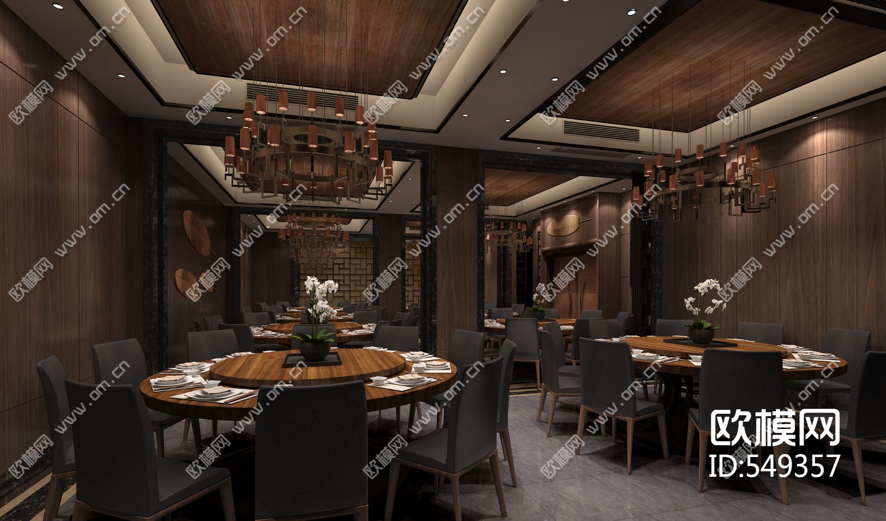 酒店全套CAD施工图下载（渲染图7）