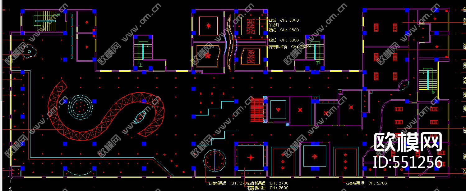 咖啡馆装修方案图下载（渲染图2）