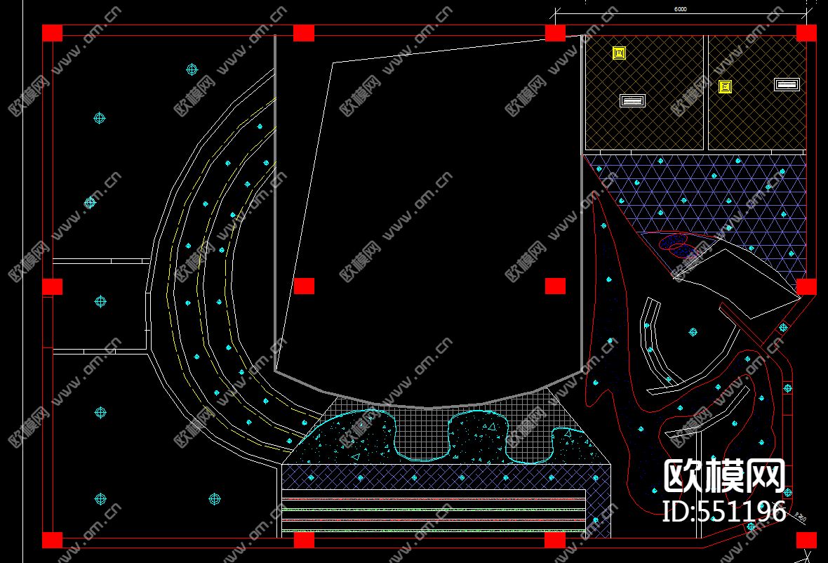 酒吧设计装修施工图下载（渲染图2）