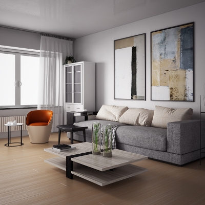 北欧茶水间免费下载-3dmax模型免费下载-欧模网