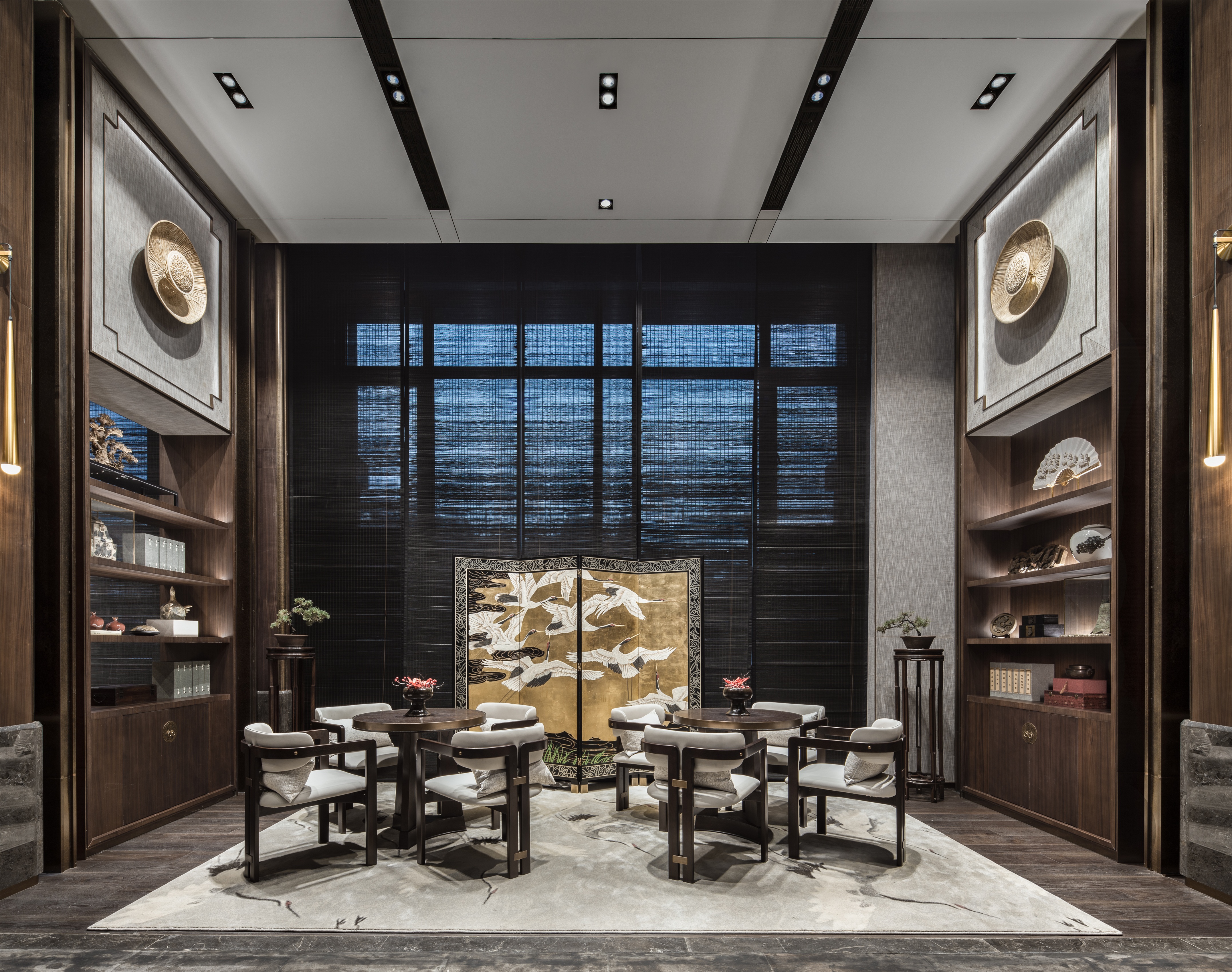 元禾大千设计 新中式销售中心洽谈区