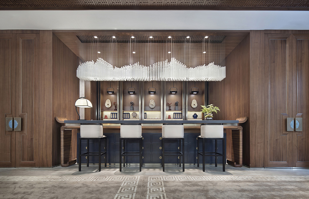 创时空设计 新中式吧台