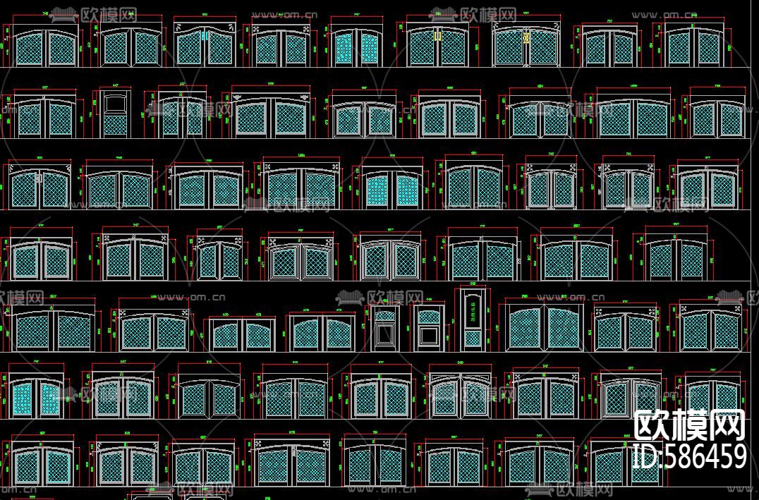 厨房CAD图库大全下载（渲染图6）