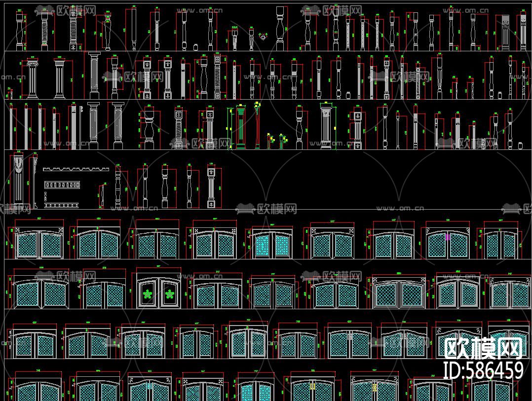 厨房CAD图库大全下载（渲染图4）