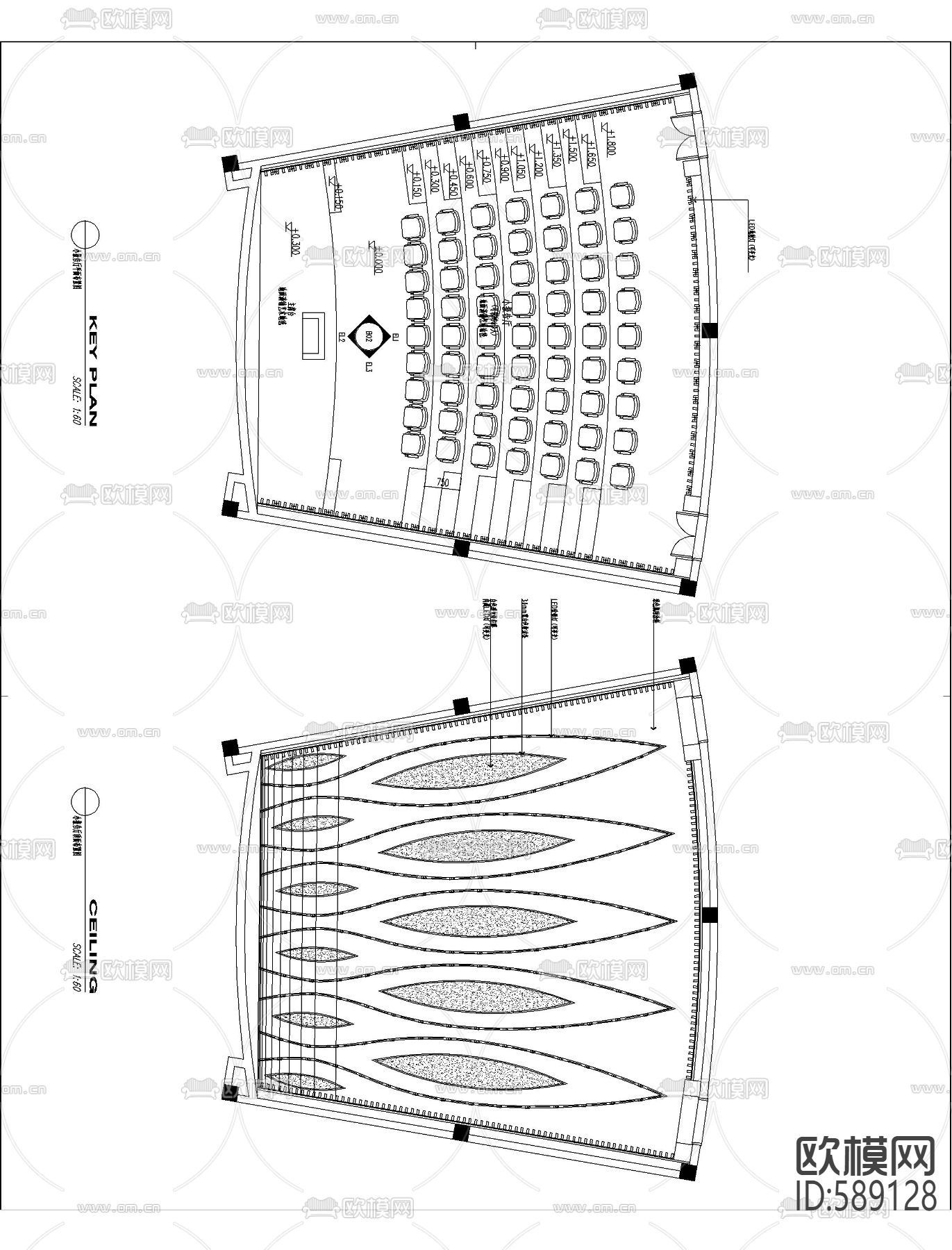 会所工装cad施工图下载（渲染图8）