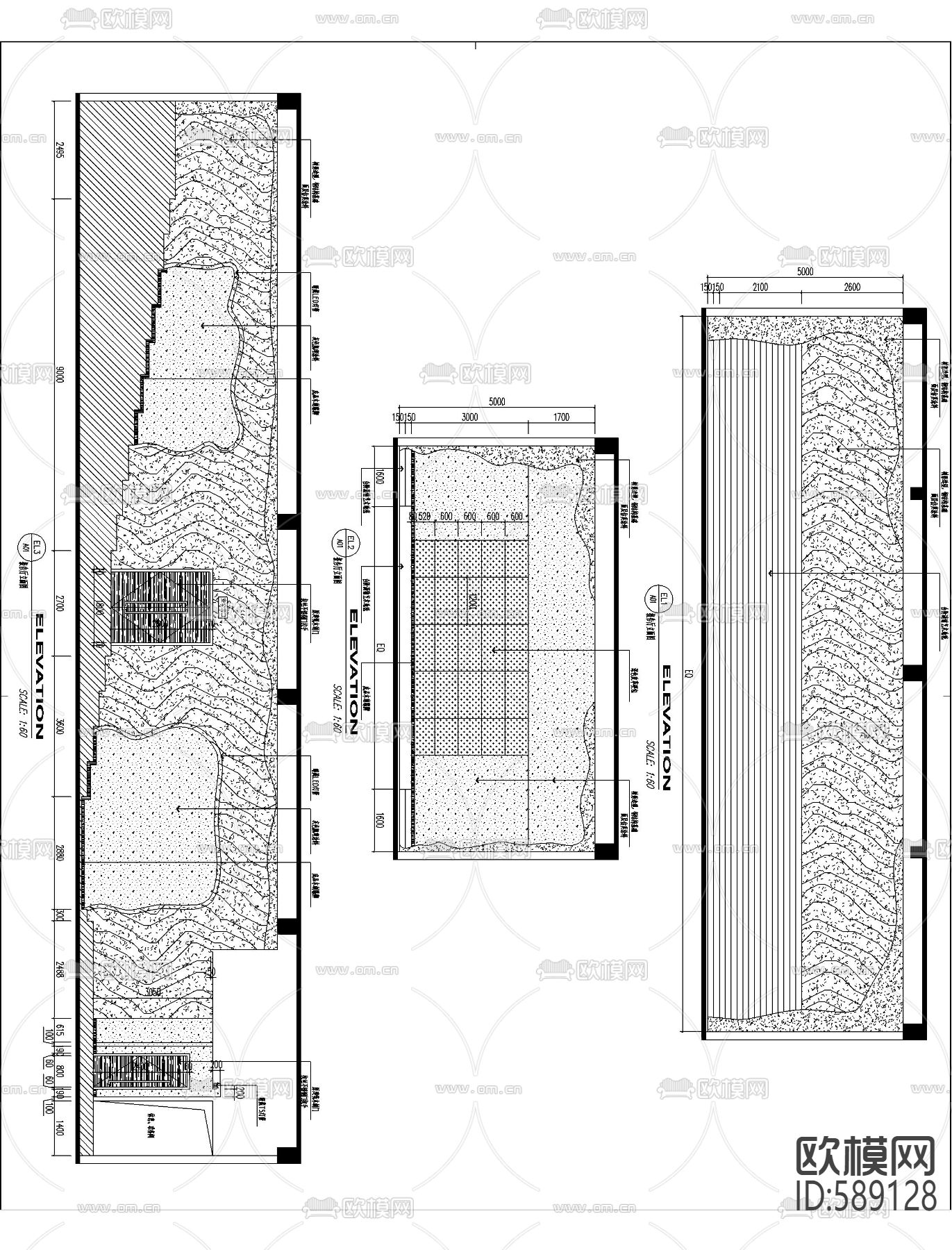 会所工装cad施工图下载（渲染图12）