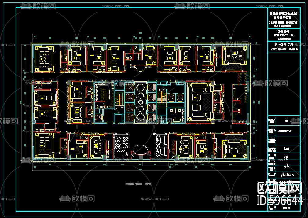 鸿瑞豪庭KTV 全套施工图电气排水图&效果图下载（渲染图5）