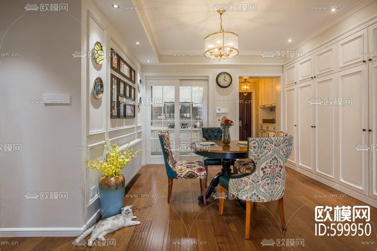 简美-复地东湖国际CAD施工图+实景图下载（渲染图4）