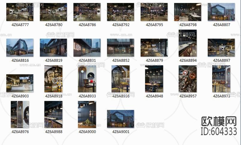 蒸汽朋克-冰淇淋店 施工图+实景图下载（渲染图4）