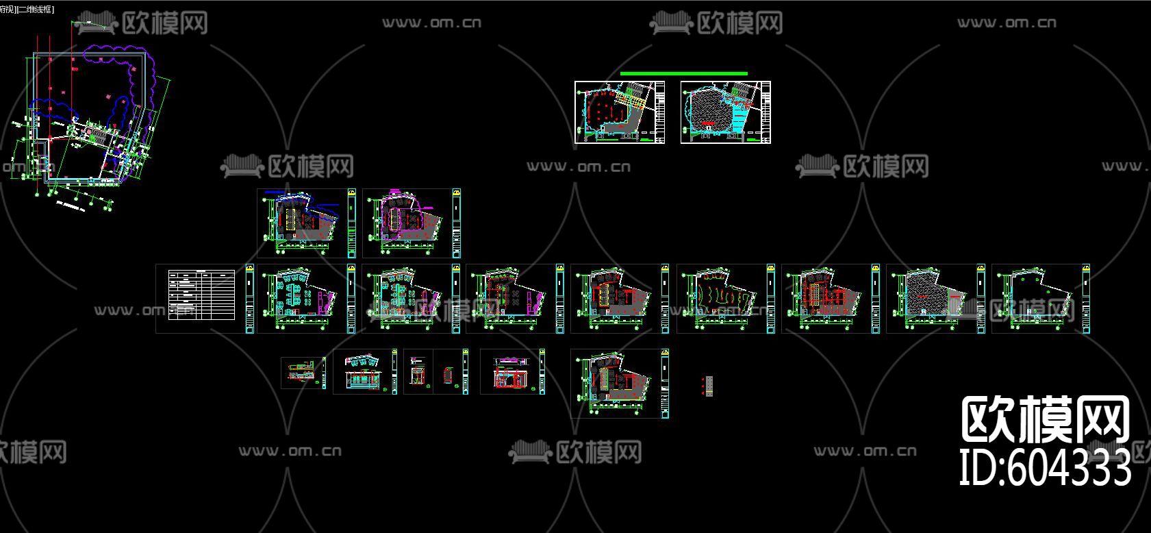 蒸汽朋克-冰淇淋店 施工图+实景图下载（渲染图1）