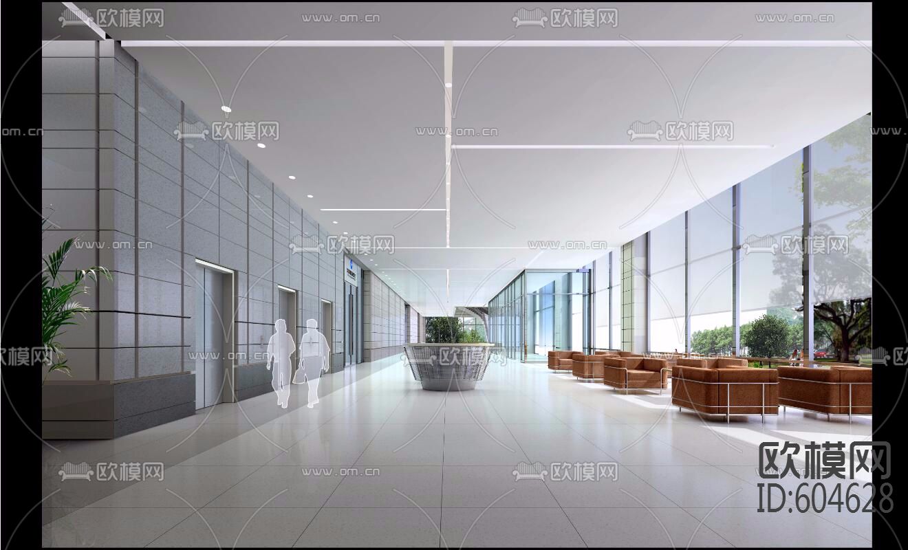 金螳螂--某国企驻点办公楼全套详细方案+效果图下载（渲染图2）