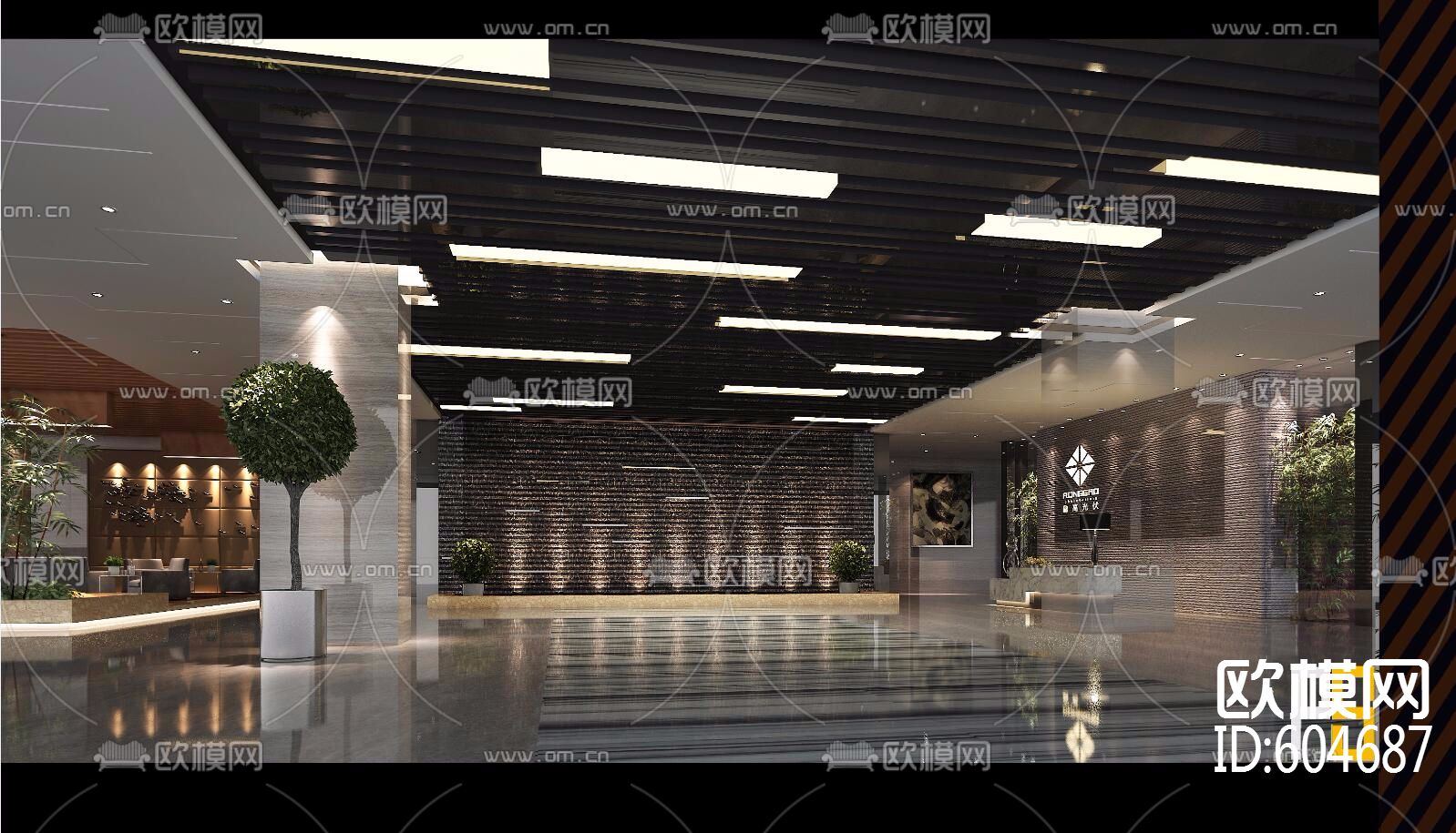 融高光伏写字楼+效果图+材料表下载（渲染图4）