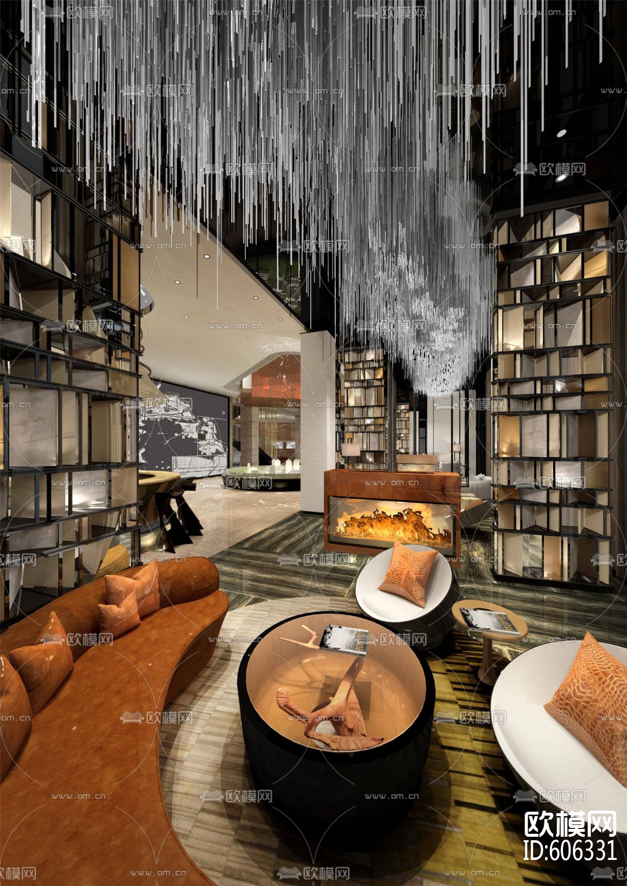 北京万科 台湖城市之光销售中心 CAD施工图+深化方案+效果图+材料表下载（渲染图5）