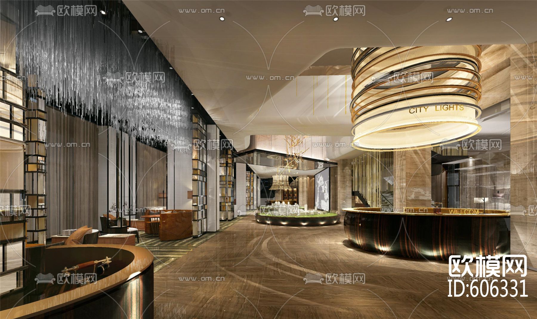 北京万科 台湖城市之光销售中心 CAD施工图+深化方案+效果图+材料表下载（渲染图6）