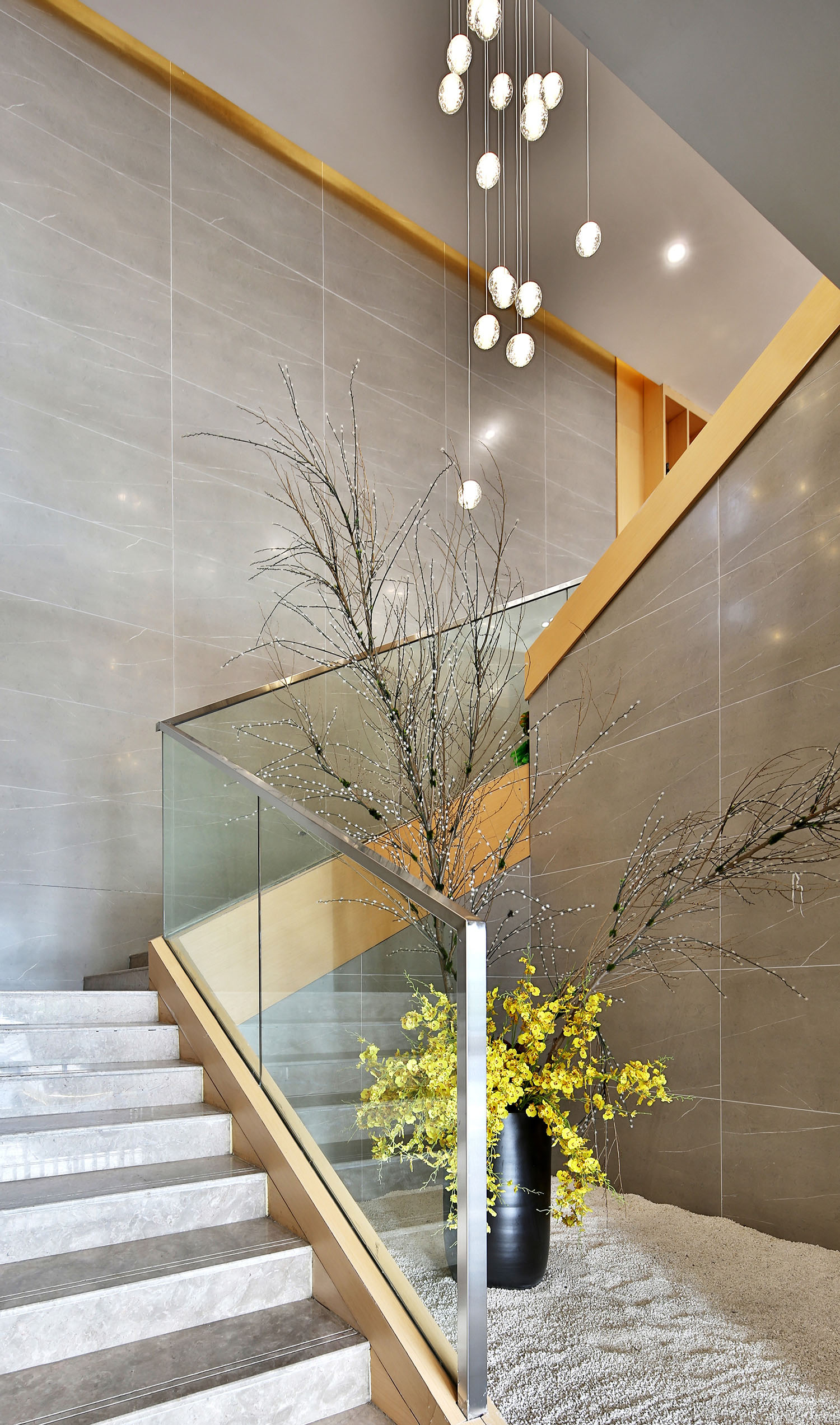 爱特大观设计 现代楼梯过道