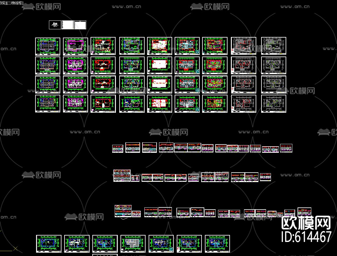 幼儿园CAD施工图效果图下载（渲染图1）