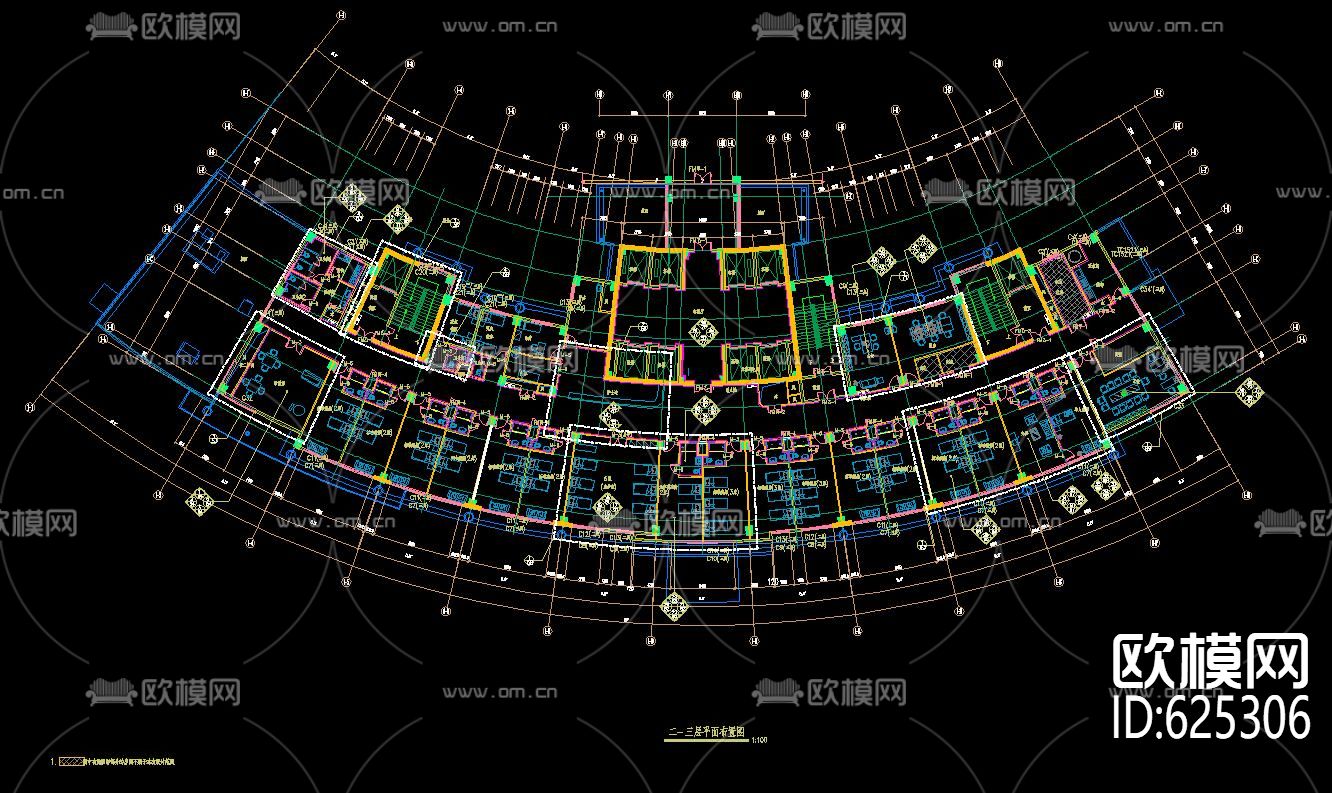 医院住院大楼 CAD施工图
