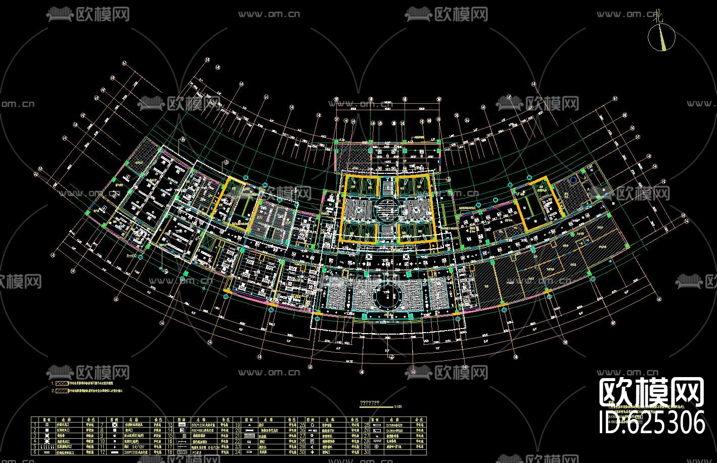 医院住院大楼 CAD施工图
