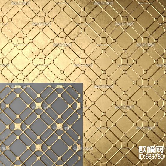 金箔下载（渲染图124）