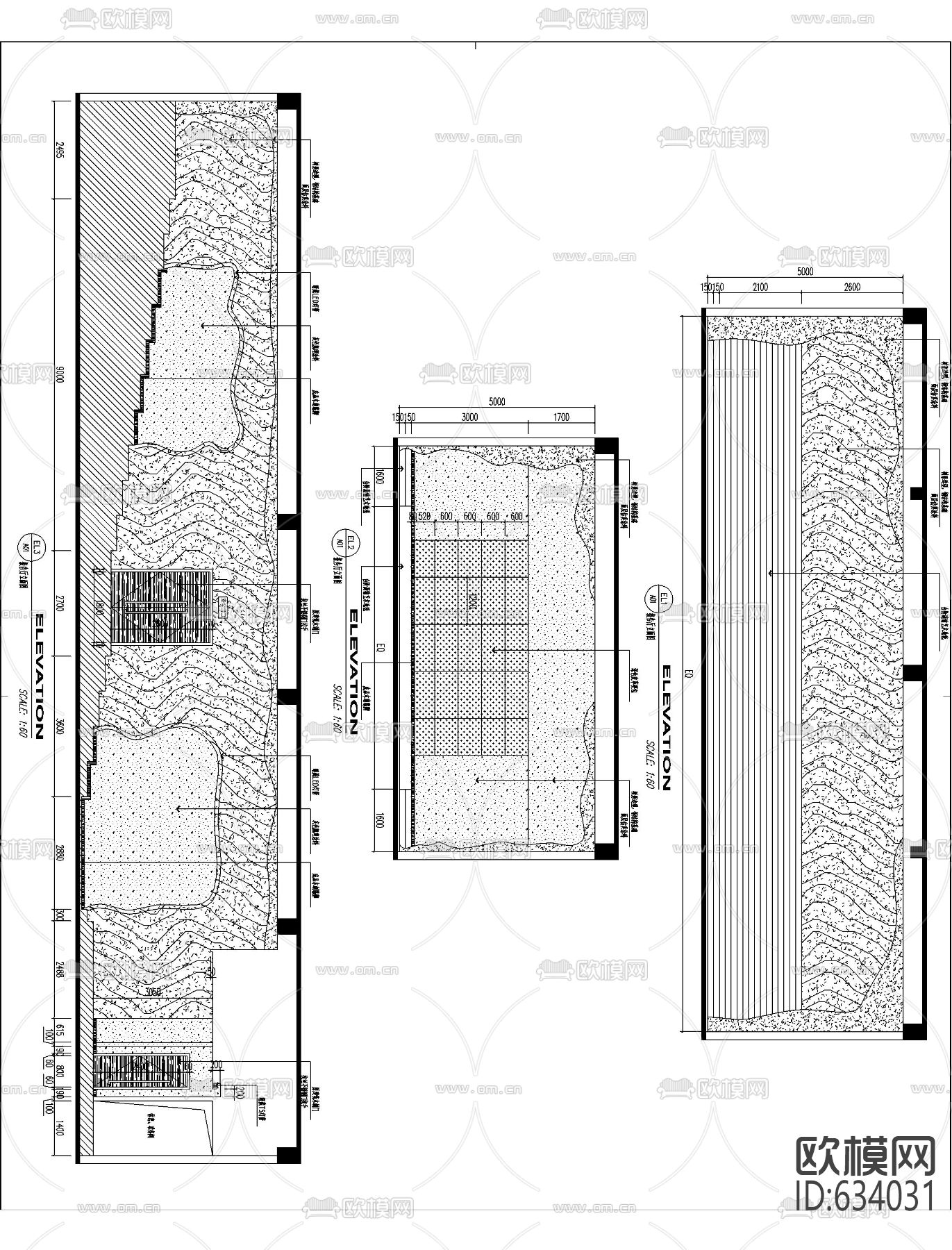 报告厅CAD施工图下载（渲染图9）