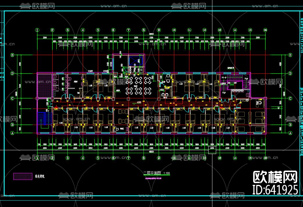 现代养老院设计下载（渲染图3）