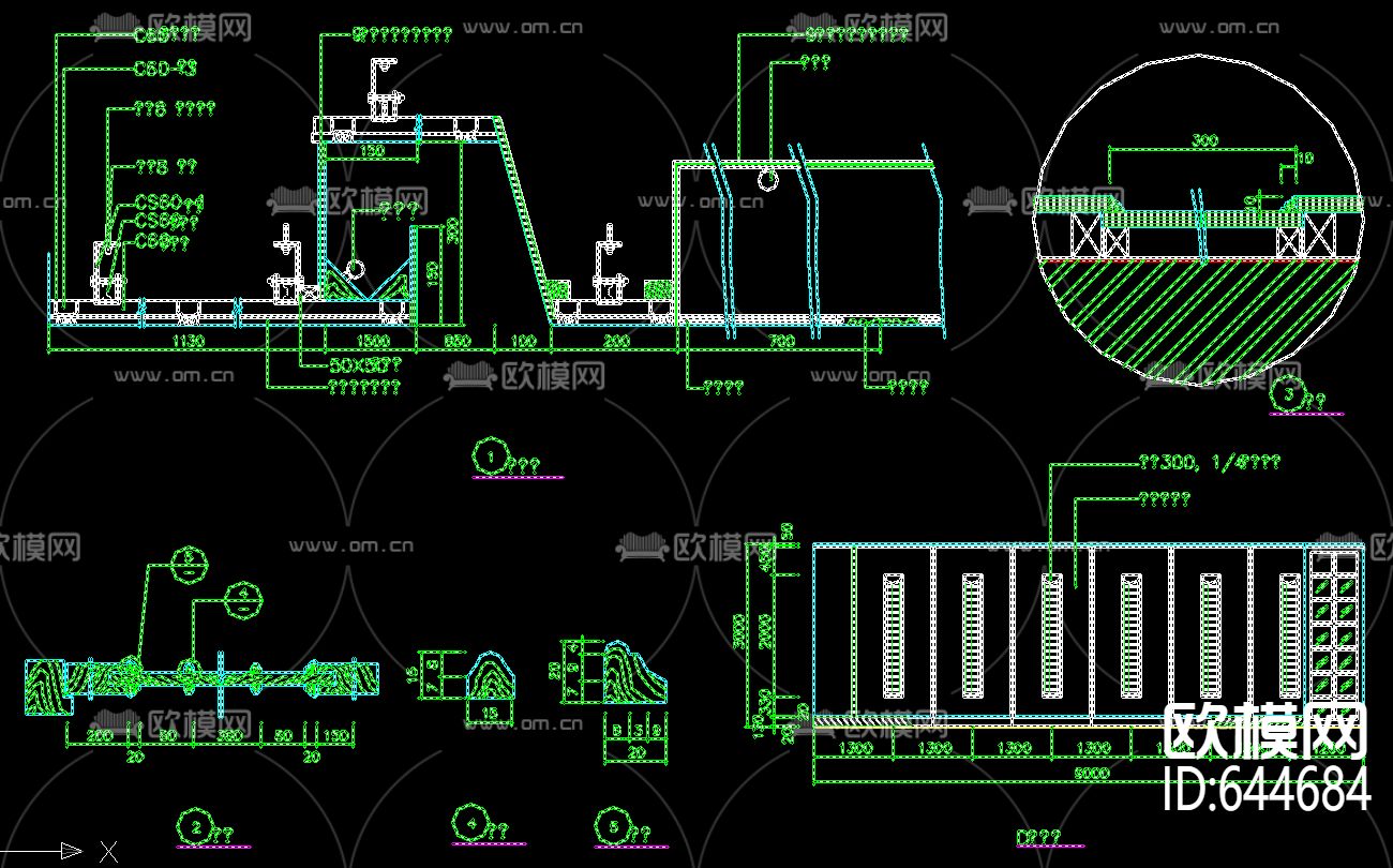 两个小乒乓球室装饰CAD施工图下载（渲染图1）