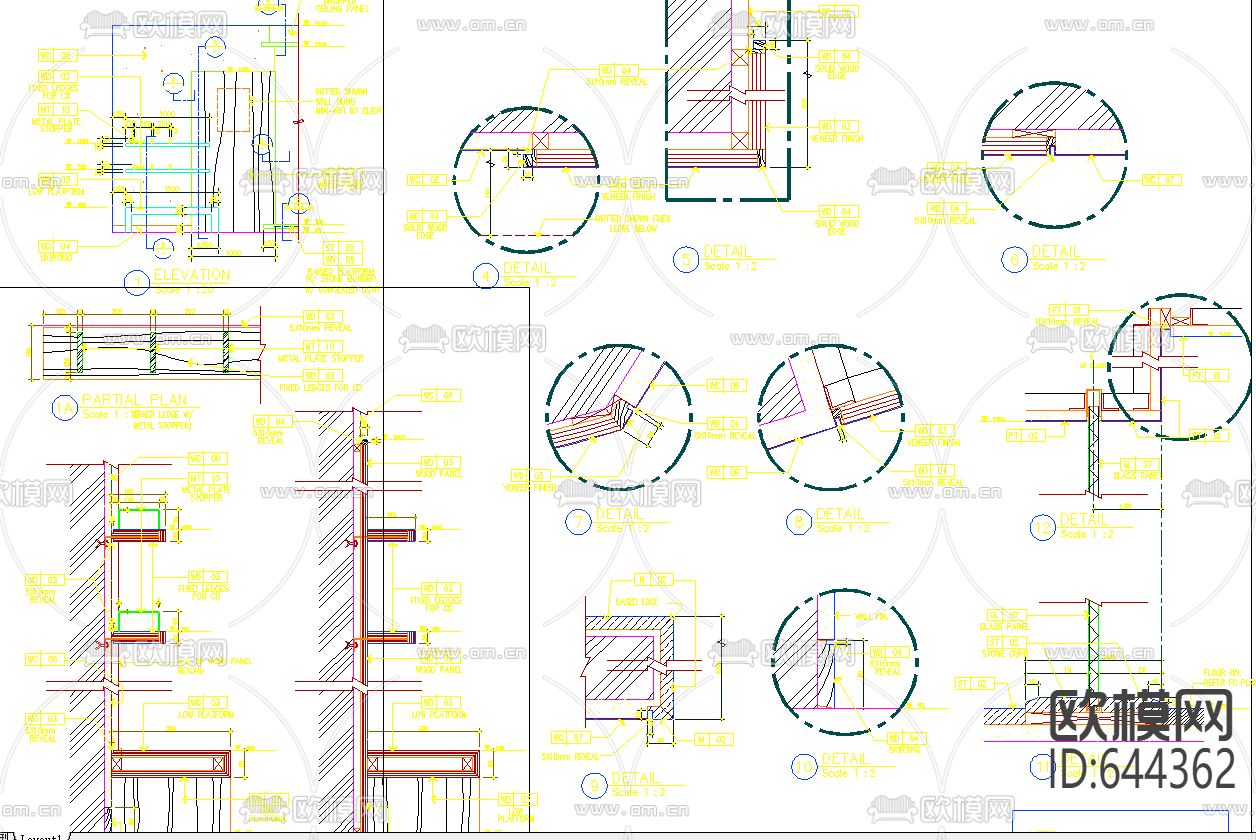 酒店装饰CAD施工图下载（渲染图1）