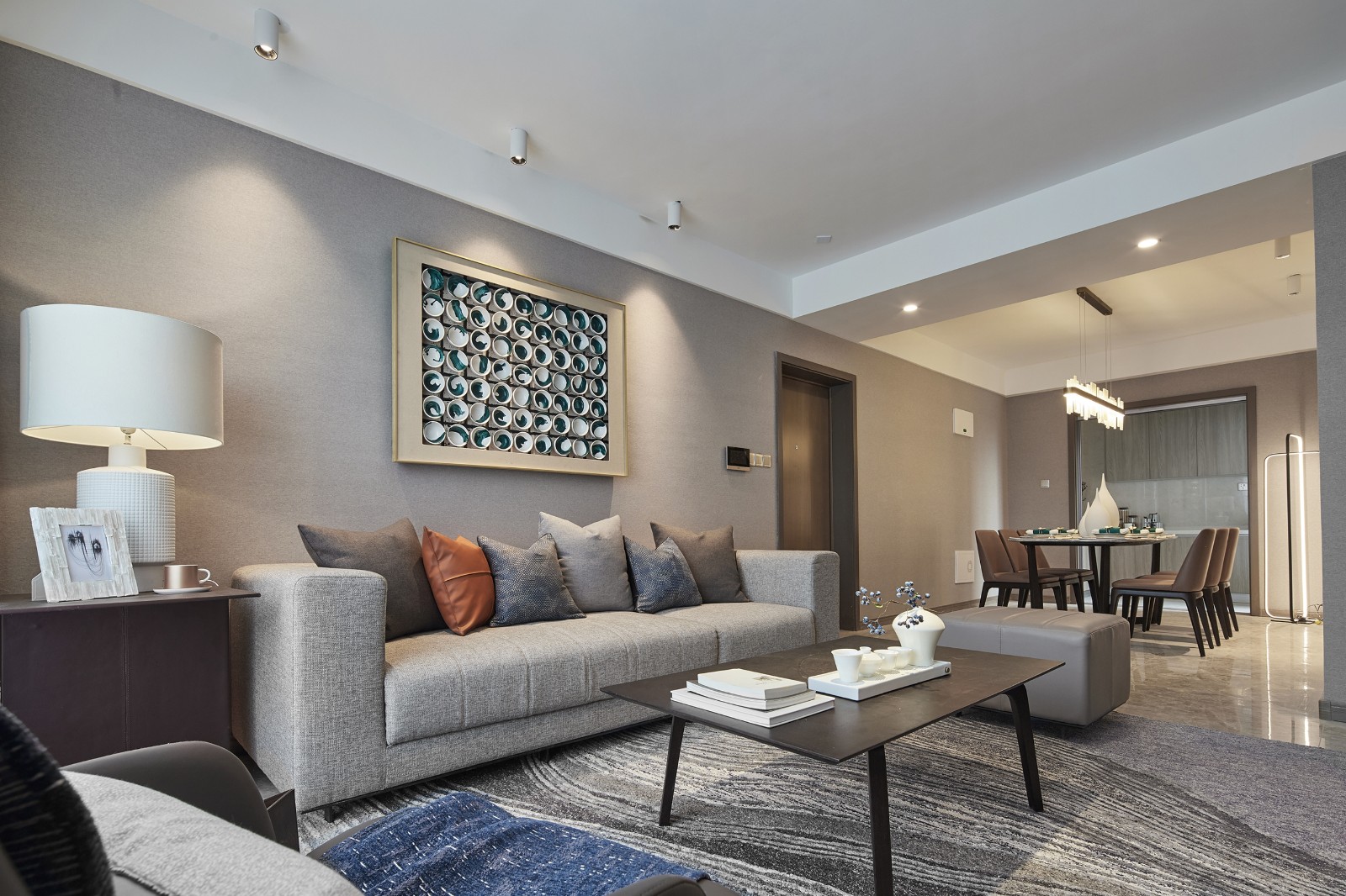 114㎡西安合能精装房样板间 | 宇田设计_欧模设计圈