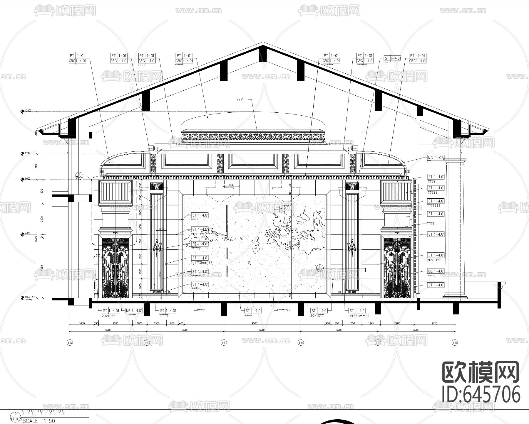 酒店全套CAD施工图下载（渲染图2）