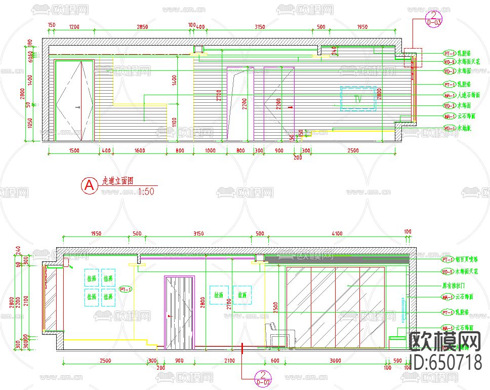泰式风格装修CAD施工图下载（渲染图3）