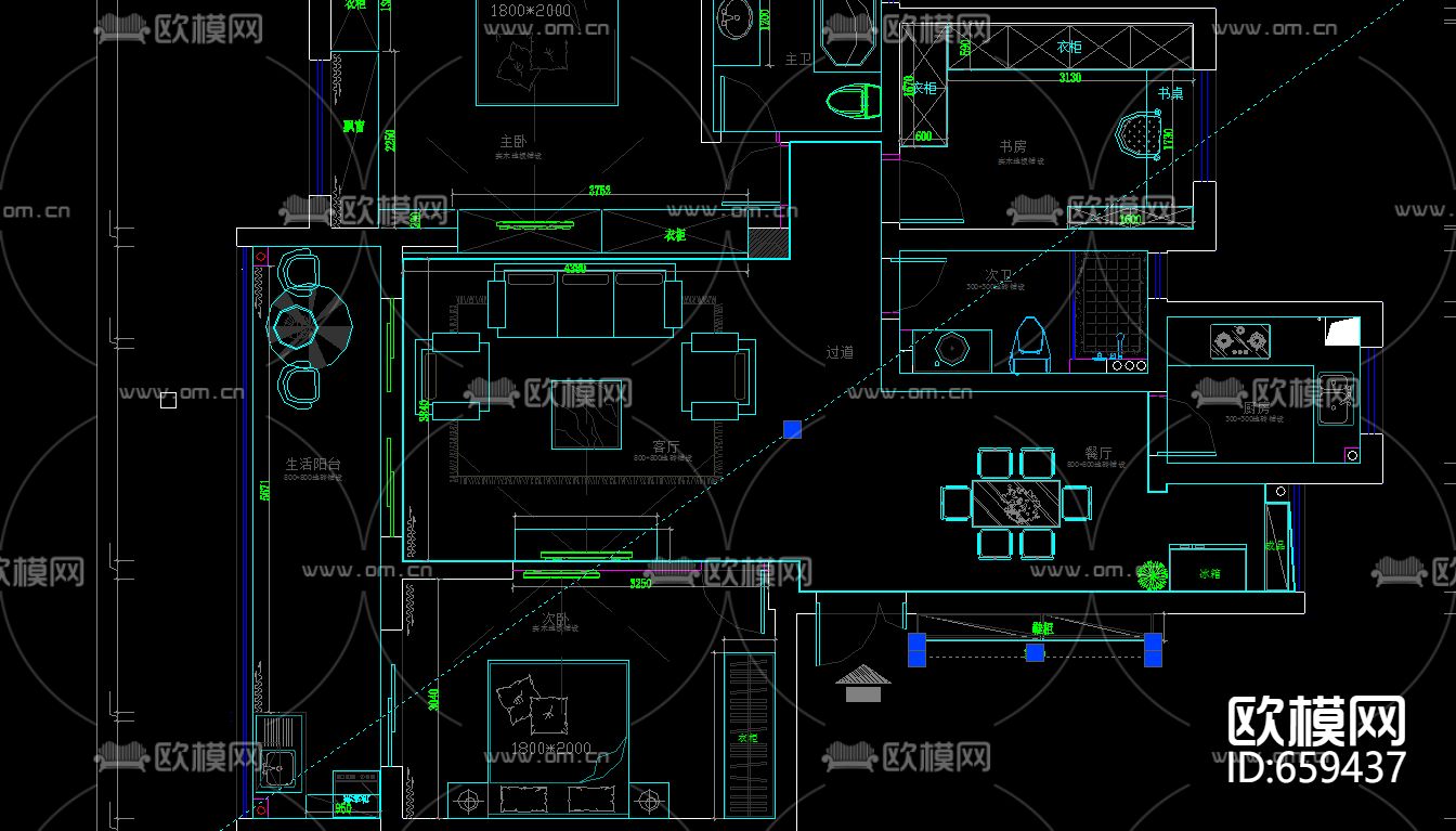 星洲城市花园全套CAD施工图下载（渲染图1）