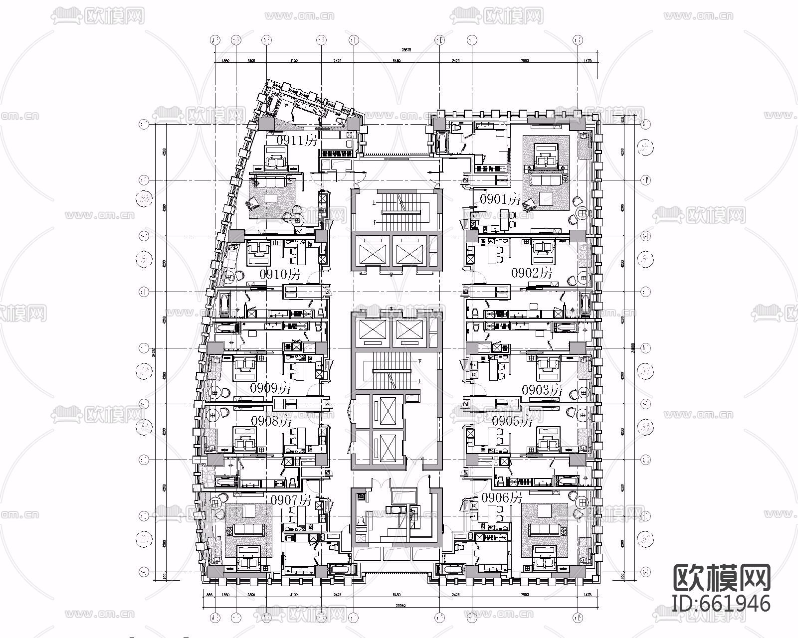 CCD年华泛大酒店案列下载（渲染图1）