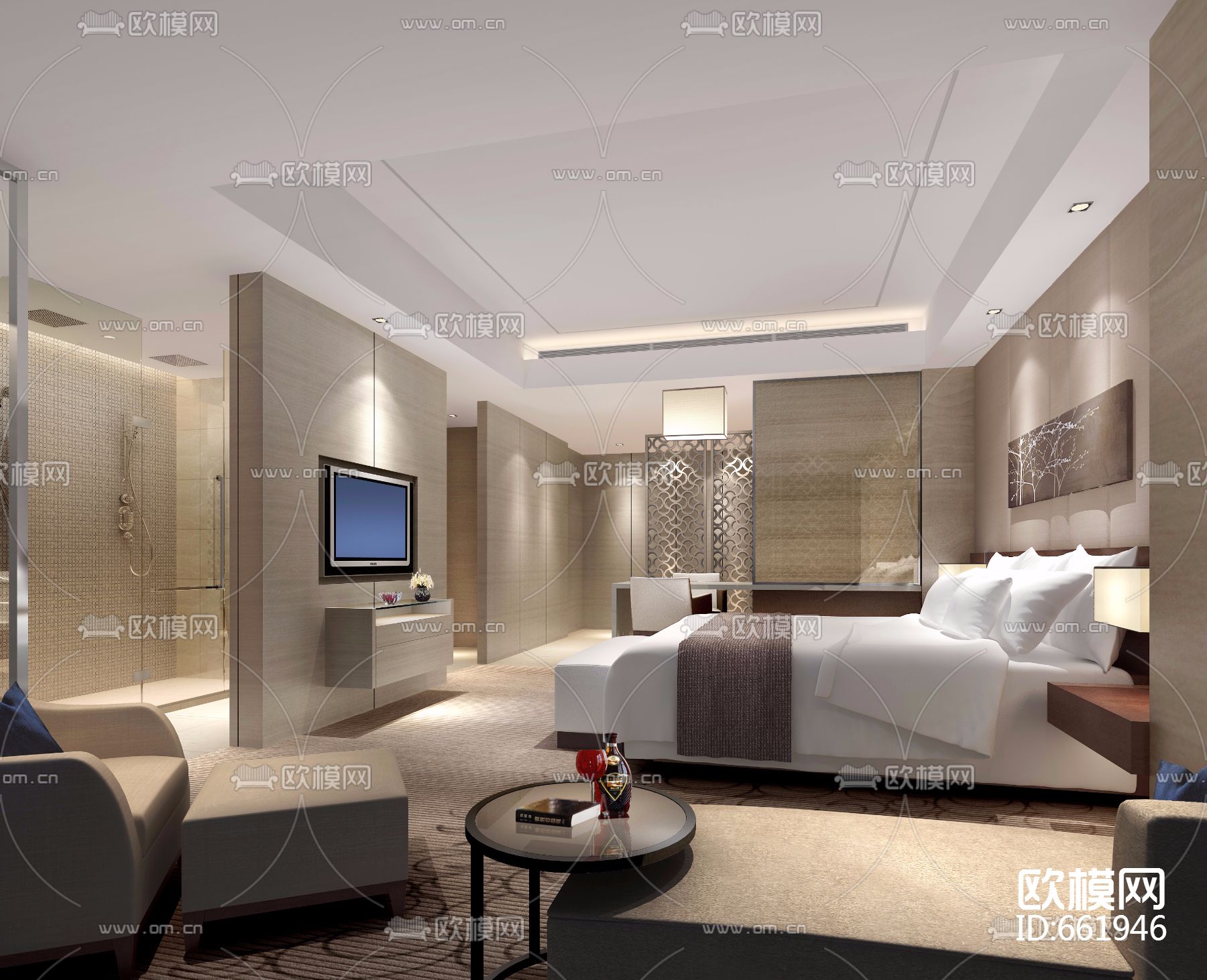 CCD年华泛大酒店案列下载（渲染图2）