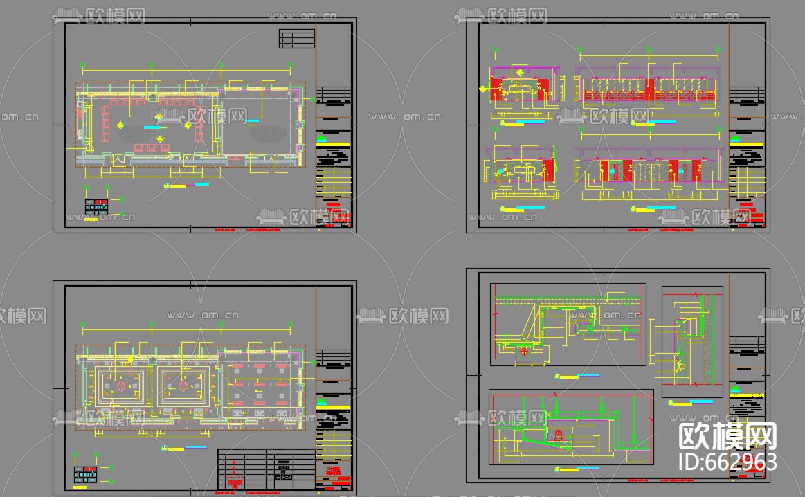 恒瑞制药办公楼全套CAD施工图及效果图下载（渲染图2）