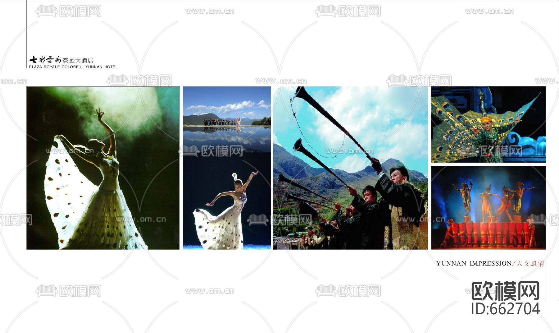 豪庭大酒店CAD施工图+效果图+方案下载（渲染图8）