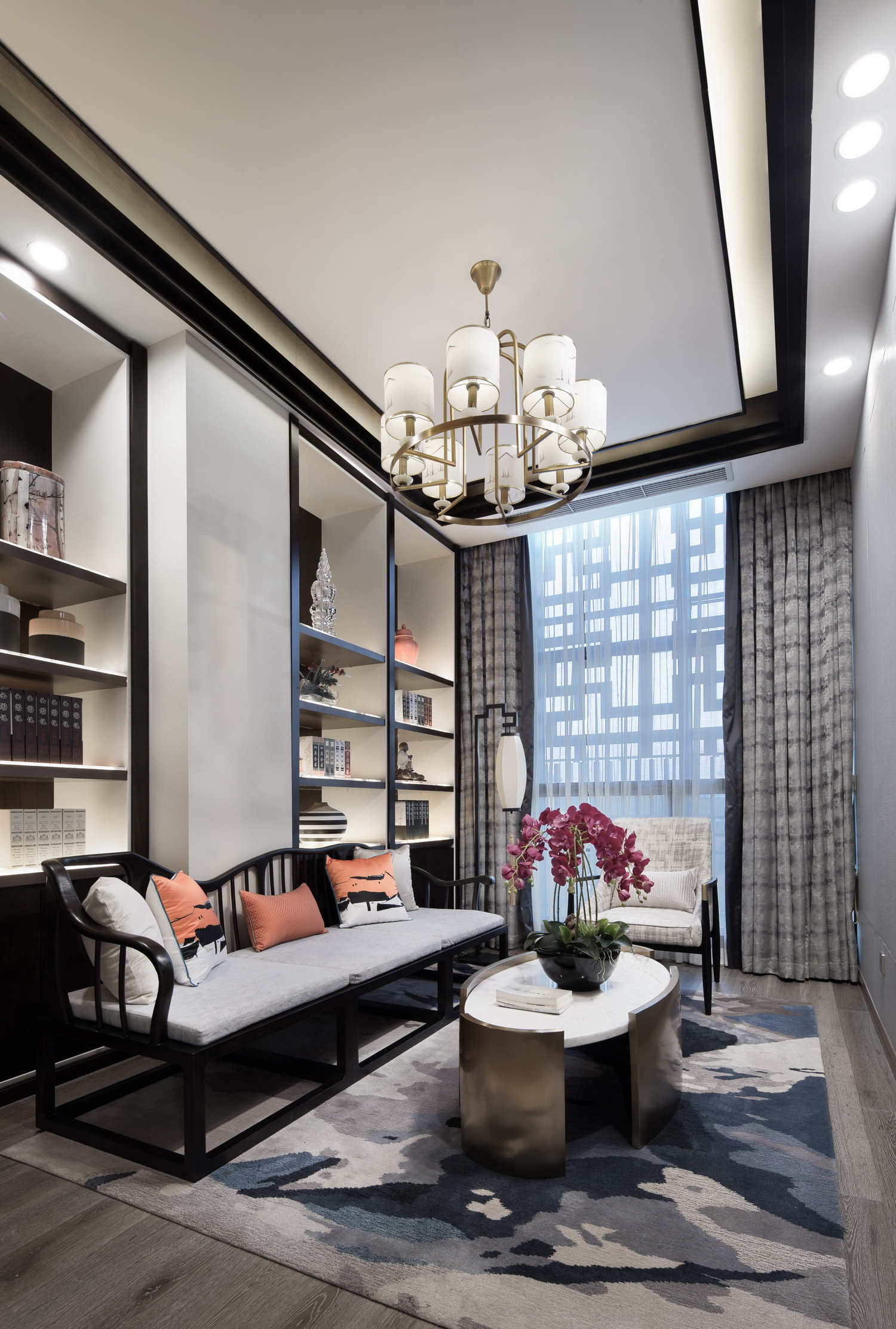 伊派设计 新中式售楼处vip接待室2