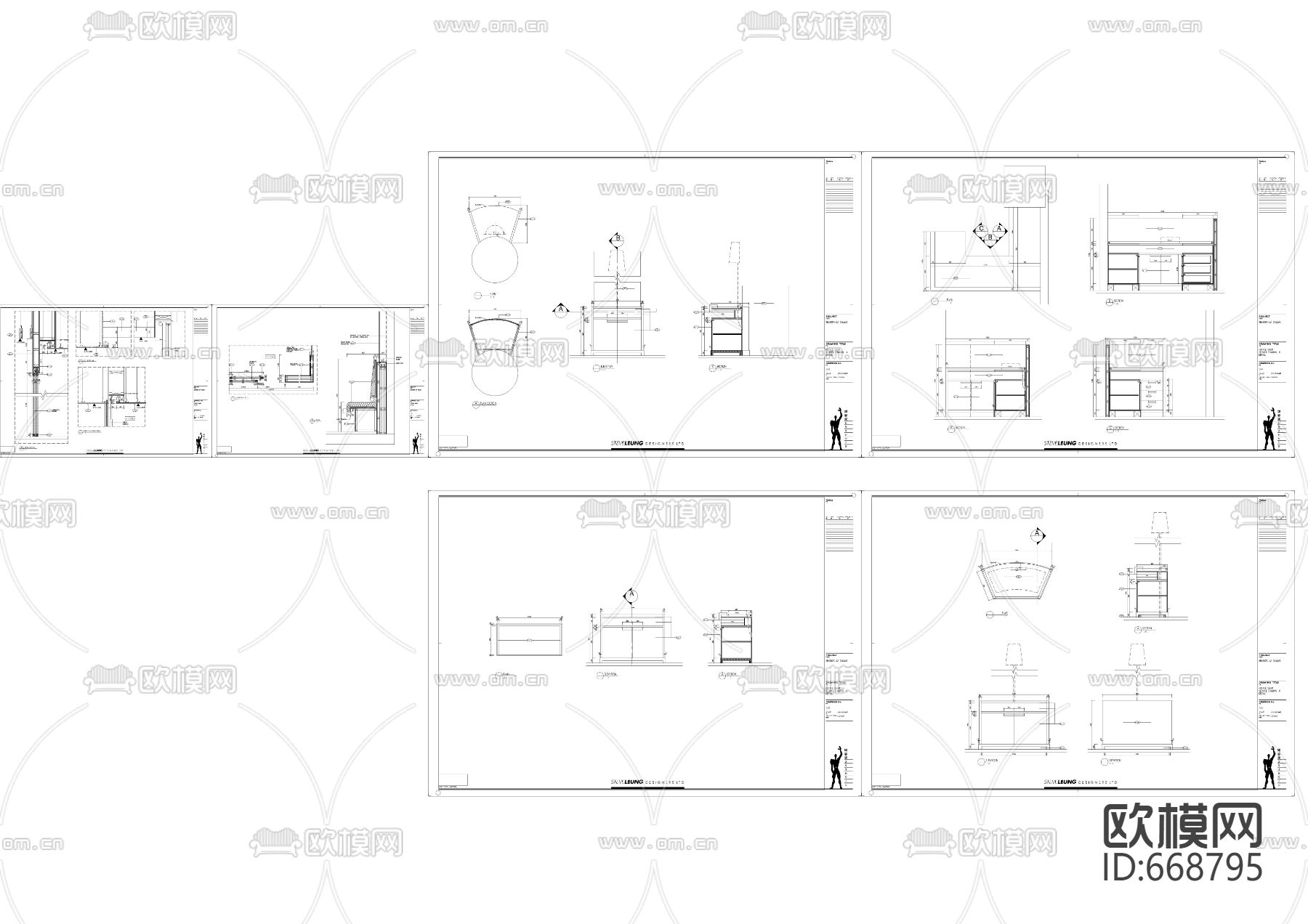 梁志天-大连咖啡厅施工图下载（渲染图1）