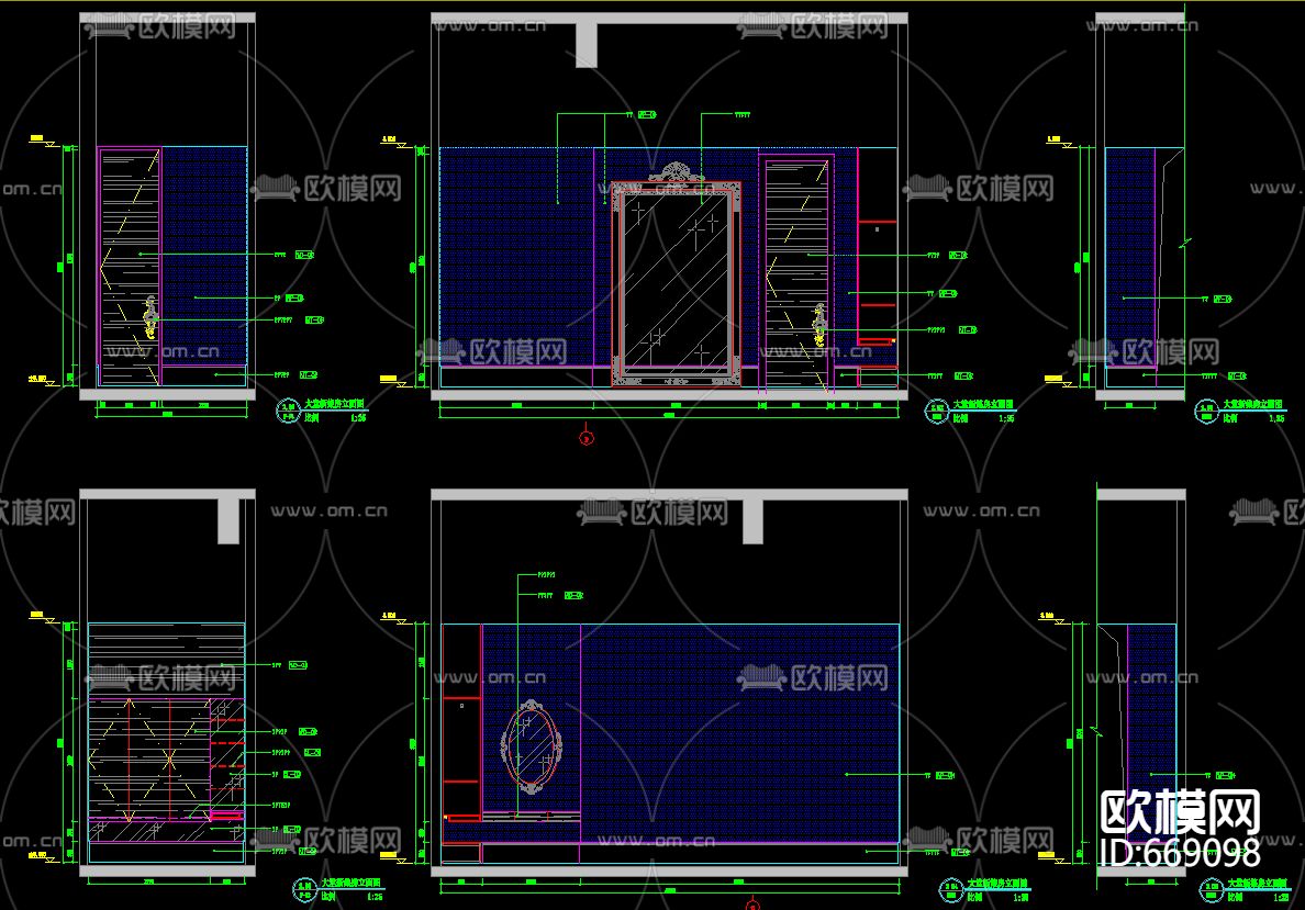 中信广场海鲜酒家装修CAD施工图下载（渲染图5）