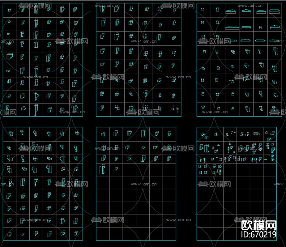 线条CAD图库下载