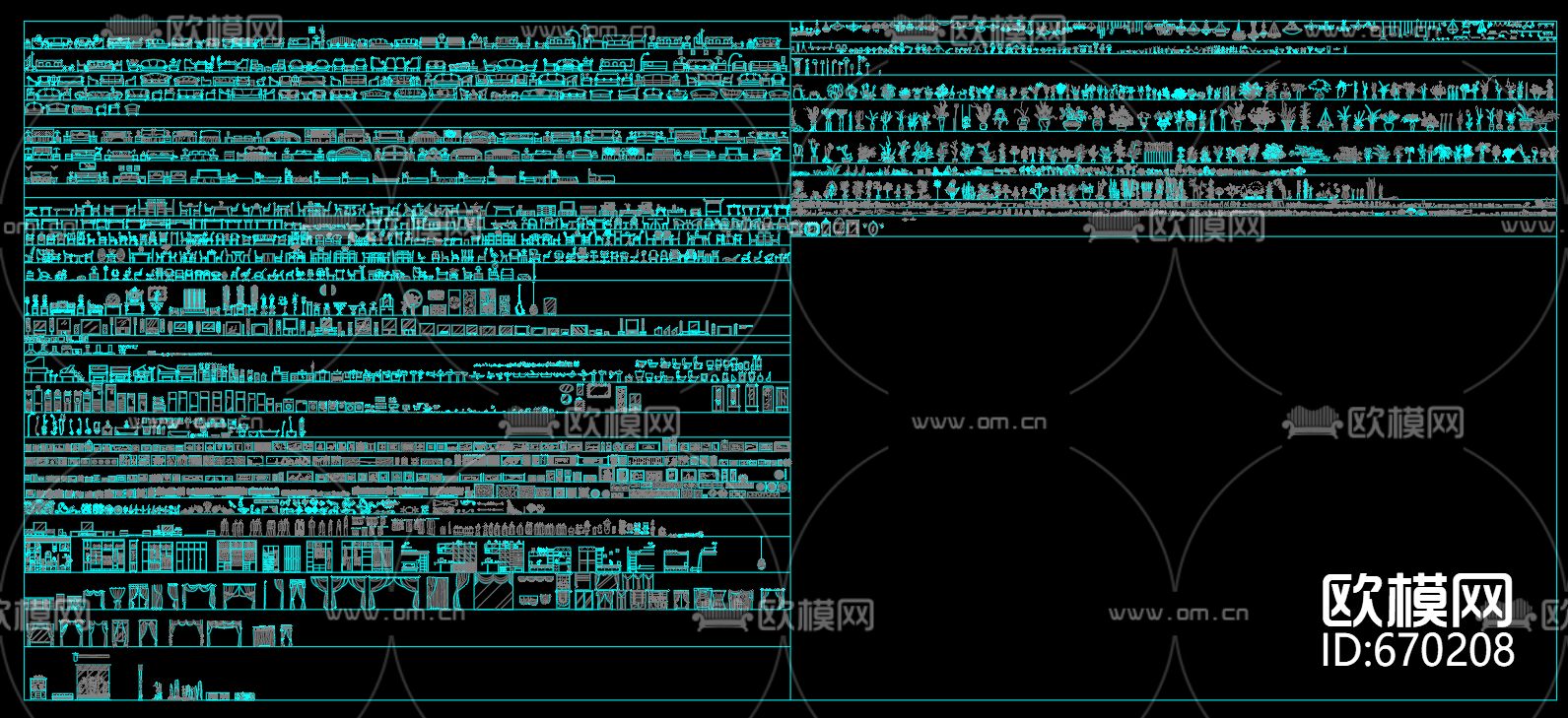 立面CAD模型下载