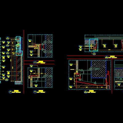  电梯间CAD大样图 