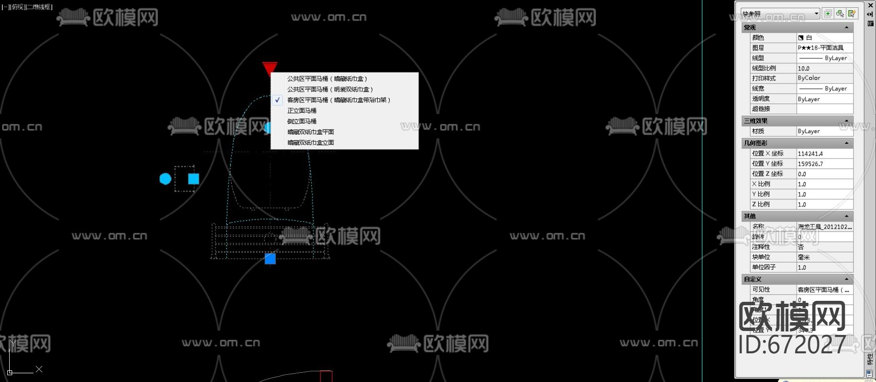 cad完整动态图块图库下载（渲染图7）