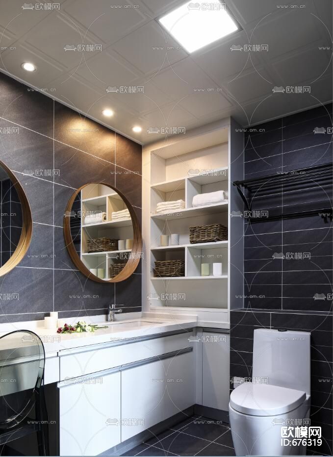 雅戈尔太阳城-自然而然全套CAD施工图+实景照片下载（渲染图3）