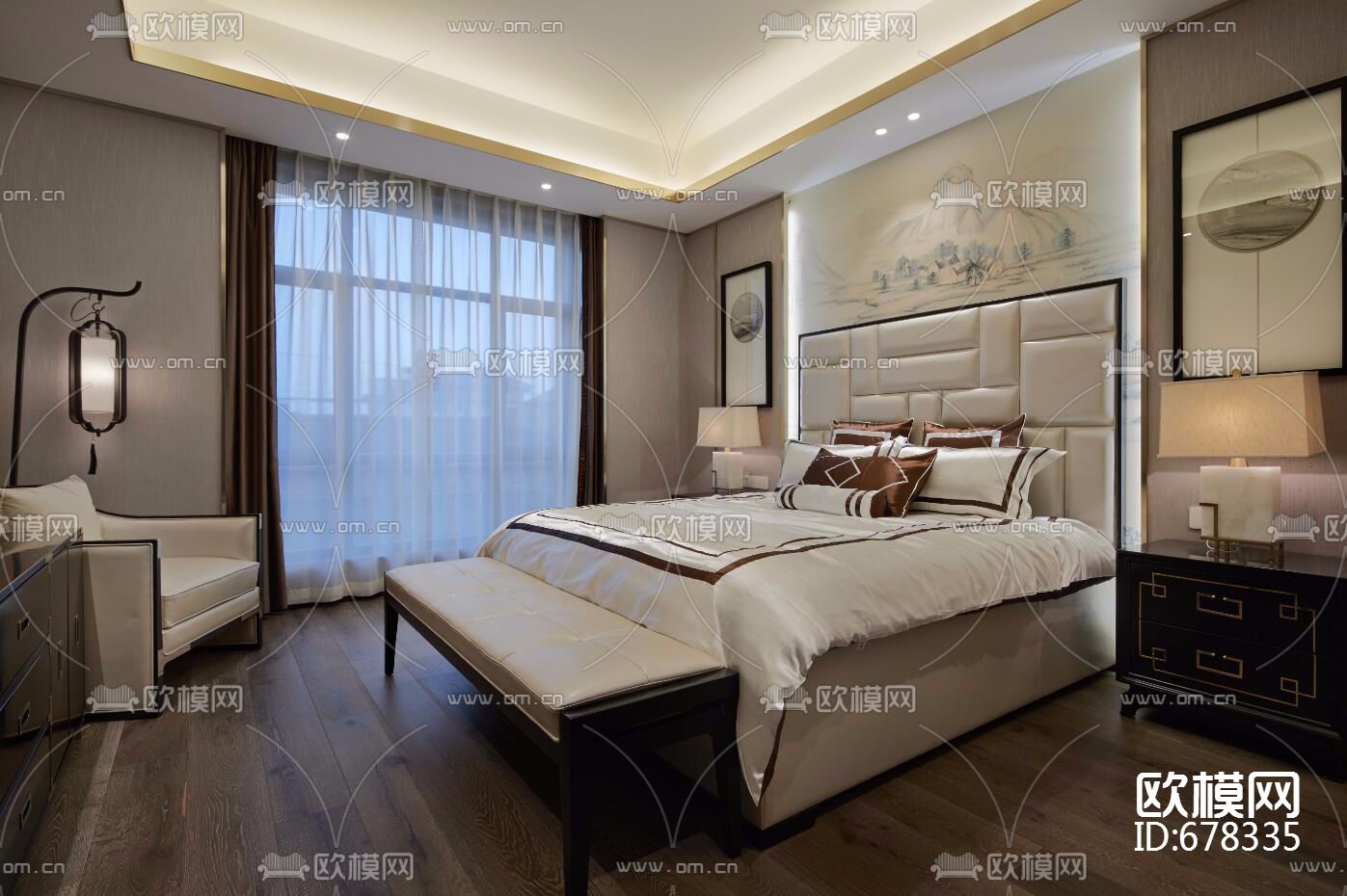 中式---党湾王宅 CAD施工图全套下载（渲染图6）