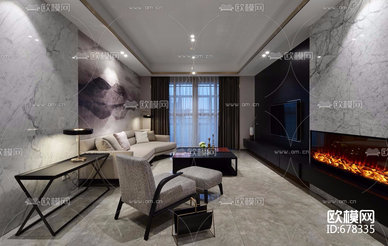 中式---党湾王宅 CAD施工图全套下载（渲染图5）